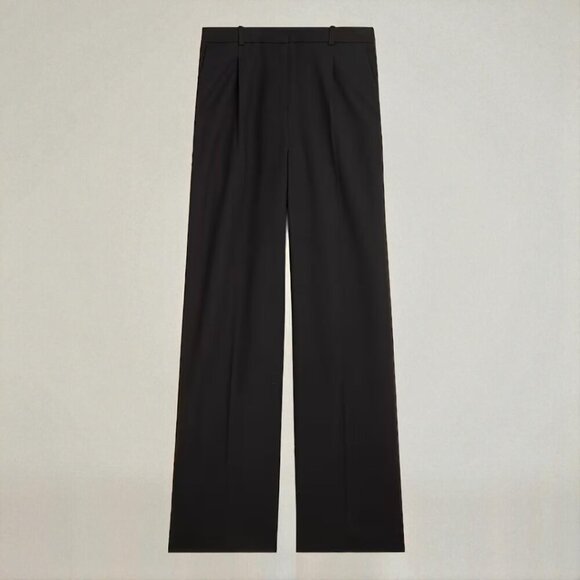 J. Crew Petite lower-rise Essential wide-leg pant in city twill Size 12 Petite - Picture 3 of 13